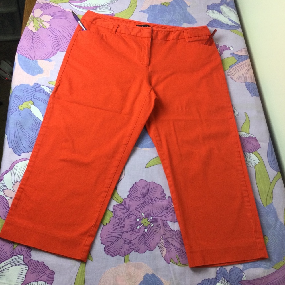 EUC apostrophe Trousers Coral Dressy Capri